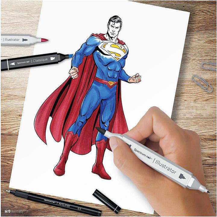 Immagine prodotto Creativ Company Set hobby illustrazione eroi dei fumetti Superman a colori