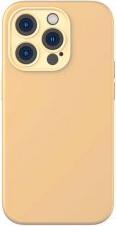 Produktbild Baseus Liquid Silica Gel Case for iPhone 14 Pro (Sunglow)+ tempered glass + cleaning kit (Apple iPhone 14 Pro)