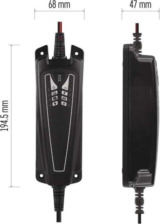 Produktbild Emos Autobatterie-Ladegerät 6/12V 4A (12V, 6V, 4 A)