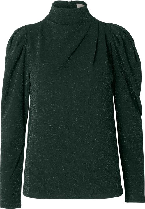 Selected Femme Drapiertes Oberteil mit langen Ärmeln