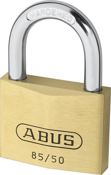 Produktbild Magni ABUS Vorhängeschloss Messing 85/50 gl.-2745 - gleichschliessend - für Kellertüren, Schuppen u. v. m.