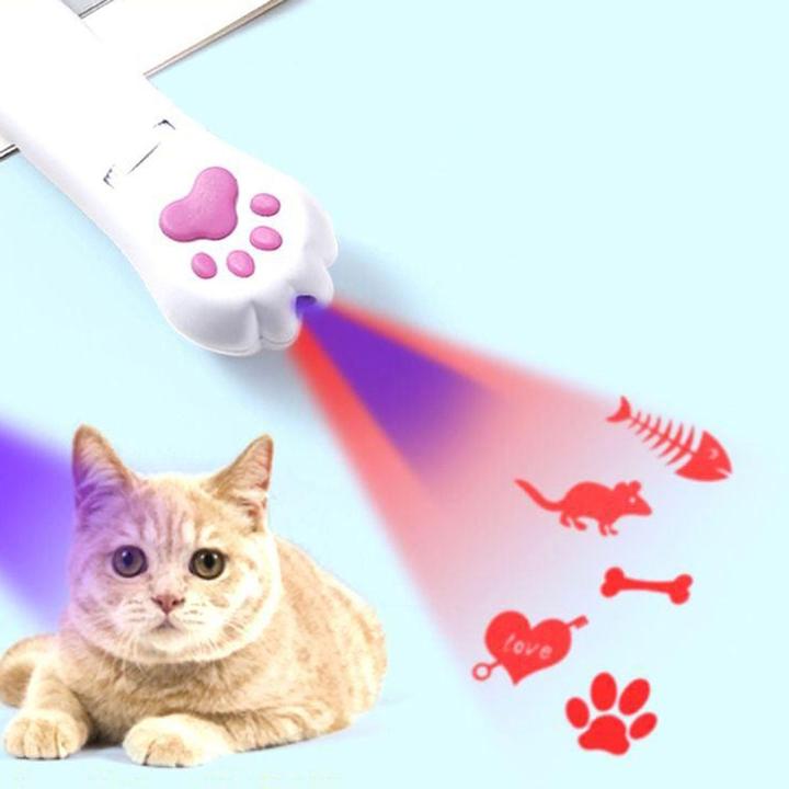 Produktbild 5 in 1 Laserpointer LED Taschenlampe Präsentation Katzen Spielzeug Laserlicht