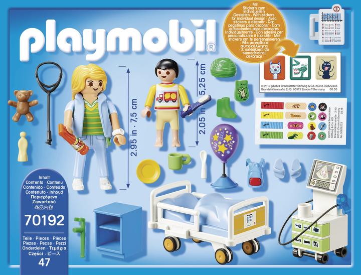 Produktbild Playmobil Kinderkrankenzimmer (70192, Playmobil City Life)