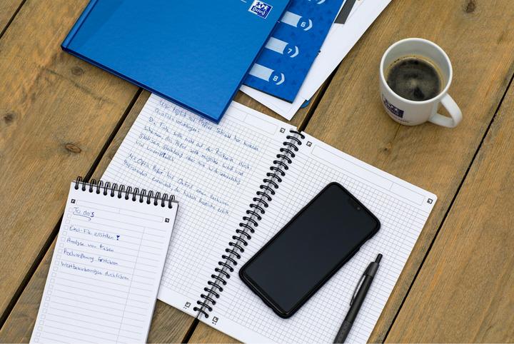 Actual product image Oxford Office (A4, Checked, Hardcover)