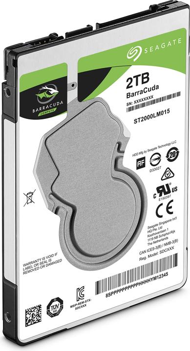 Produktbild Seagate BarraCuda (2 TB, 2.5", SMR)