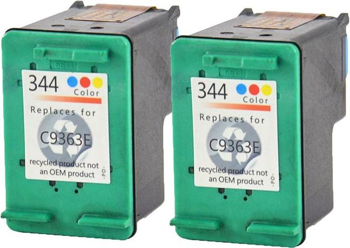 Immagine prodotto Hermex Cartuccia alternativa per testine di stampa HP 344 C9363EE a colori in confezione doppia (M, Y, C)