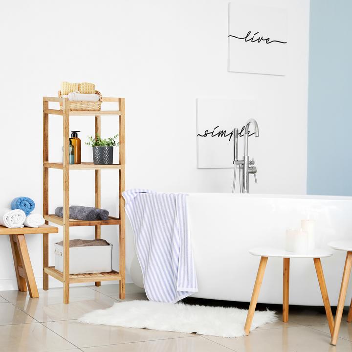Image du produit Relaxdays Étagère de salle de bain (35 x 35 x 110 cm)