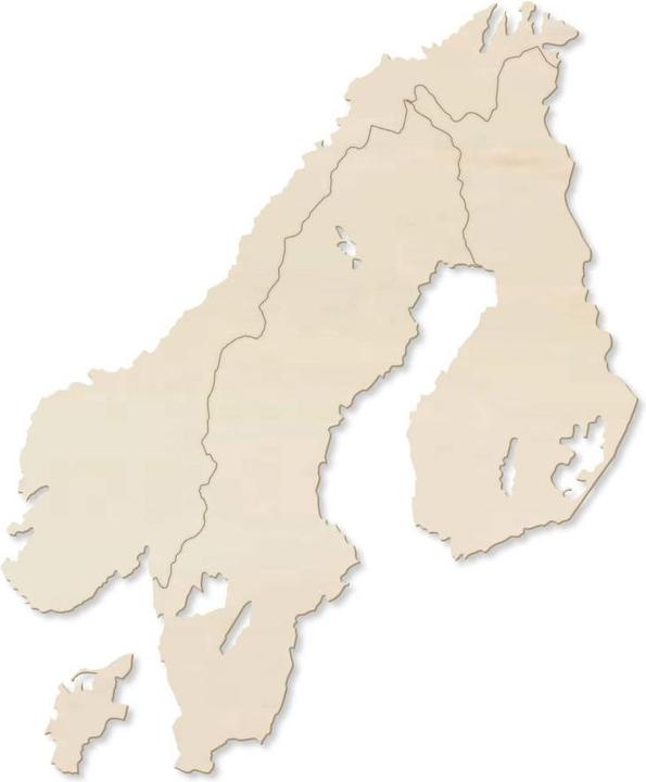 Immagine prodotto Trenddeko Mappa Scandinavia (109 x 138 cm)