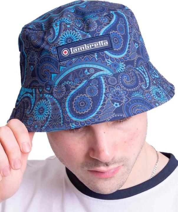 Actual product image Lambretta Paisley Logo Bucket Hat (One size)