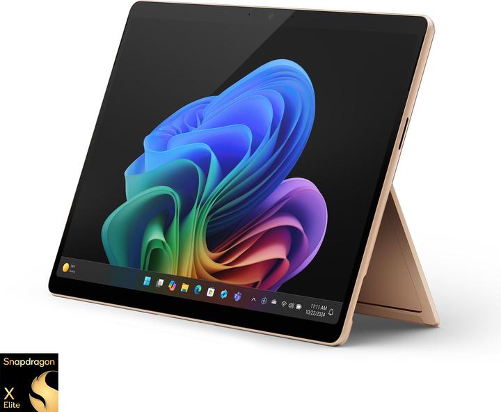 Microsoft Surface Pro – Copilot+ PC (mit Netzteil) – 11. Edition (13", Snapdragon X Elite X1E-80-100, 16 GB, 1000 GB, Ohne Tastaturlayout)