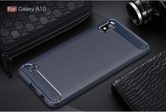 Productafbeelding MU Style Koolstofvezel TPU Softcase-serie (Samsung Galaxy A10)