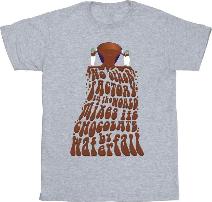 Immagine prodotto Willy Wonka & the Chocolate Factory Chocolate Waterfall Maglietta Ragazze (116)