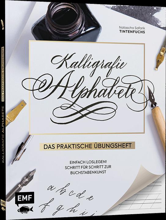 Image du produit Kalligrafie Alphabete – Das praktische Übungsheft (Allemand, Natasha Safarik, 2021)