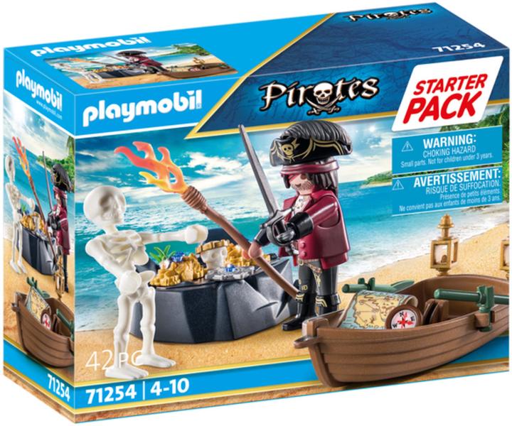 Produktbild Playmobil Starter Pack Pirat mit Ruderboot (71254, Playmobil Pirates)