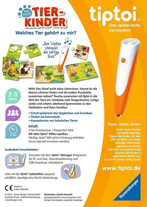 Produktbild tiptoi Alle meine Tierkinder (Deutsch)