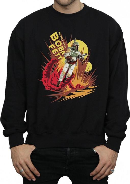 Immagine prodotto Star Wars Boba Fett Rocket Powered Felpa Uomo (L)