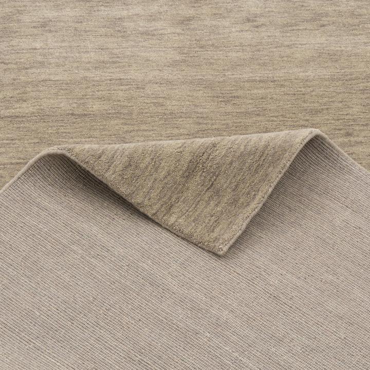 Image du produit Pergamon Wolle Natur Teppich Gabbeh Einfarbig (90 x 160 cm)