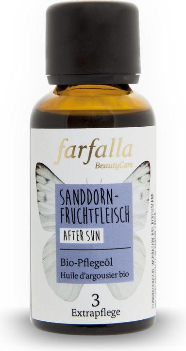 Produktbild Farfalla SANDDORNFRUCHTFLEISCH Bio-Pflegeöl | After Sun (Körperöl, 30 ml)