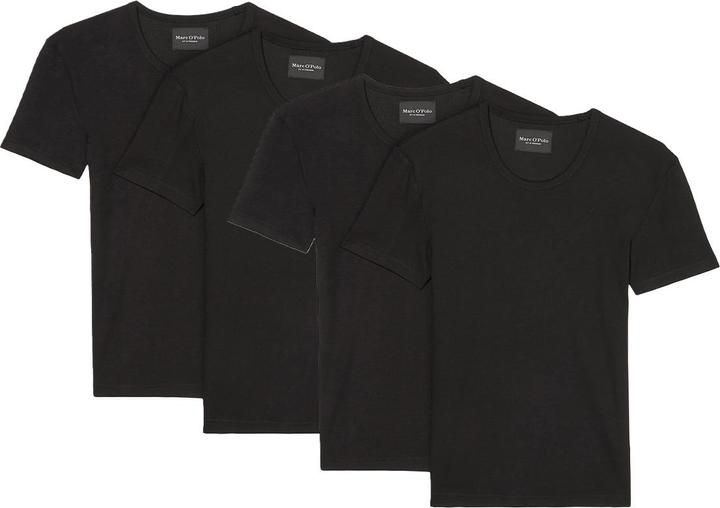 Produktbild Marc O'Polo 4er Pack Iconic Rib Organic Cotton Unterhemd / Shirt Langarm (M)