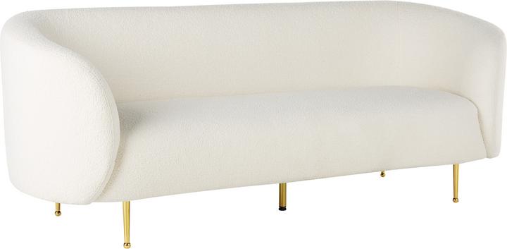 Produktbild Beliani Sofa Set Bouclé weiss 6-Sitzer LOEN (2-Sitzer, 3-Sitzer)
