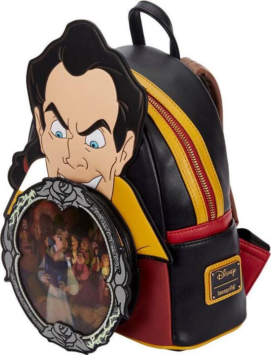 Loungefly Disney Beauty and the Beast Villains Gaston Scene Rucksack 26cm