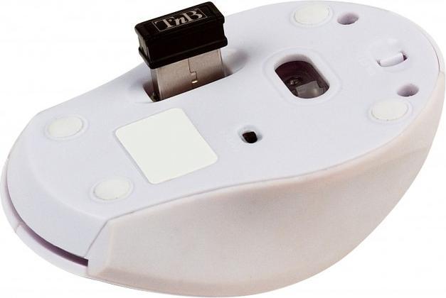 Actual product image T'nB Souris sans fil compatible MM240 (Noir/Blanc) (Wireless)