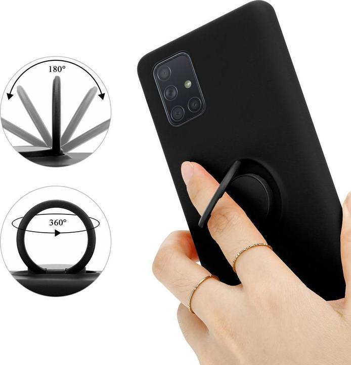 Actual product image Cadorabo TPU Liquid Ring Silicone Case Cover (Samsung Galaxy A71)