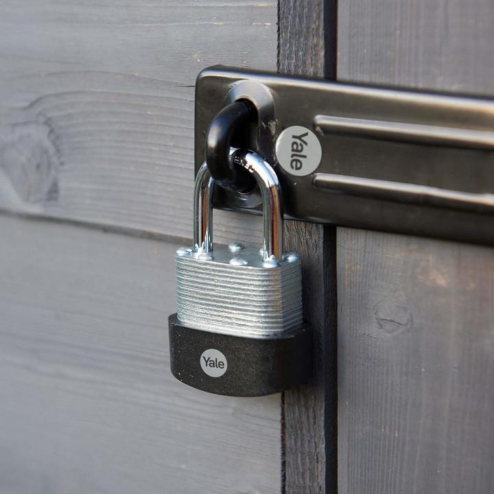 Actual product image Yale Y125B/40/122/1 Padlock 40 mm Silver, Black Key lock