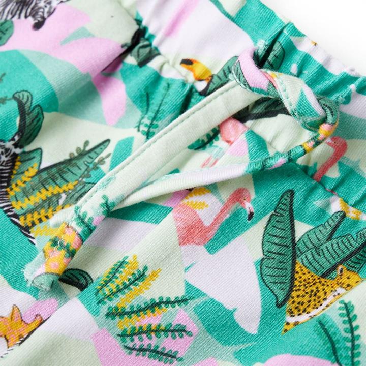 Produktbild VidaXL Kindershorts mit Kordelzug Helles Minzgrün 104,Material (104)