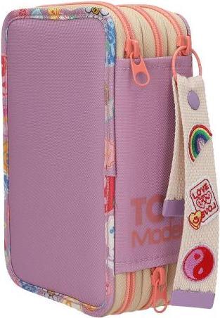 Actual product image Magni DEPESCHE TOPModel Federtasche 3fach GIRLPOWER mit Anhänger gefüllt