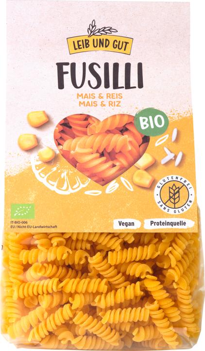 Actual product image Leib und Gut Pasta Organic Fusilli Corn & Rice 340 g (340 g)