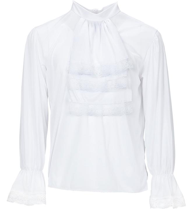 Actual product image Widmann Vampire shirt with jabot, white (XL)