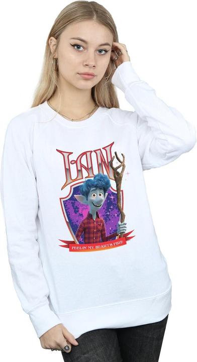 Actual product image Disney Womens/Ladies Onward Ian Heart's Fire Sweatshirt (S)