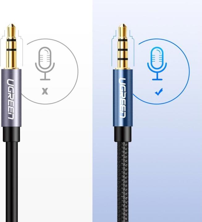Actual product image Ugreen 3.5mm Klinke — 3.5mm Klinke (1 m, 3.5mm jack (AUX))