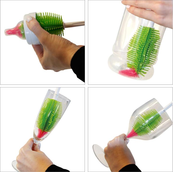 Actual product image Stoneline Silicone bottle brush 35 cm, red (1 pcs.)