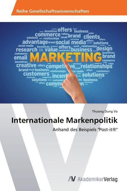 Produktbild Internationale Markenpolitik (Deutsch, Thuong Dung Vo, 2013)