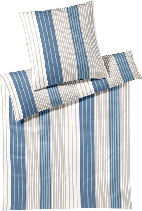 Produktbild Elegante Range dunkelblau (Bettwäsche Set, 135x200 cm + 80x80 cm)