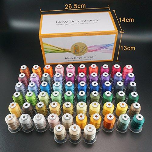 Produktbild New brothread 63 Farben Stickgarn 500M