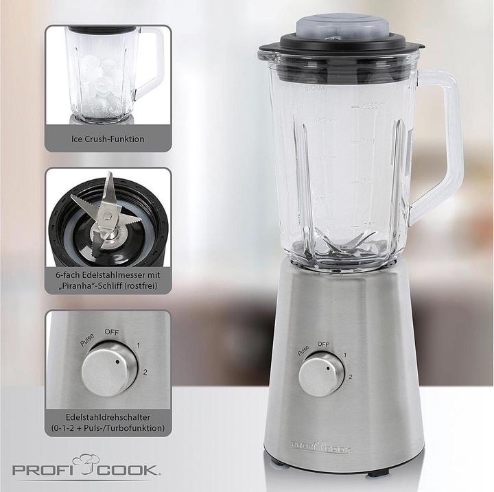 Productafbeelding Proficook Universele blender roestvrijstalen behuizing (500 W)