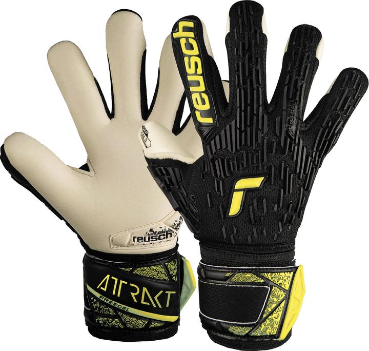 Reusch torwarthandschuhe kind attrakt freegel gold (4.5)