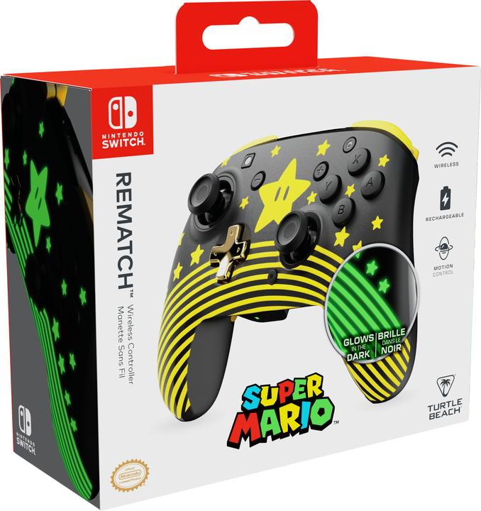 Immagine prodotto Turtle Beach Rematch Wireless Controller · NS · Super Mario Star (Switch)