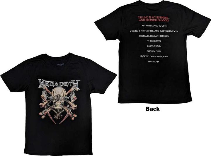 Megadeth Killing Biz Back Print