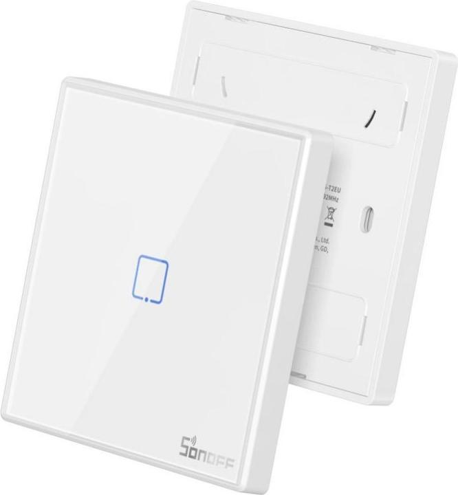 Actual product image Sonoff RF light switch T2EU2C-RF
