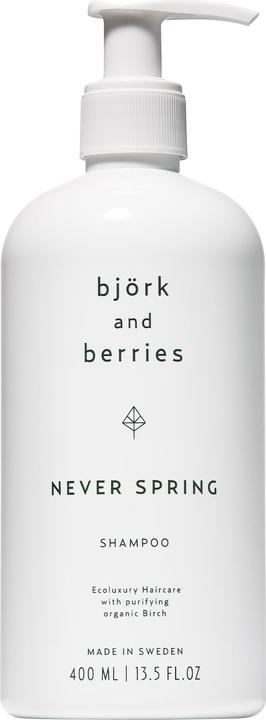 Produktbild Björk & Berries Never Spring Shampoo (400 ml, Flüssiges Shampoo)