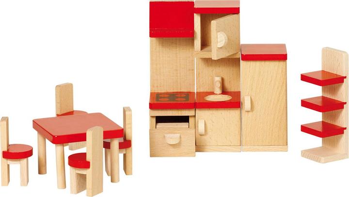 Goki 51718 Puppenstuben-Zubehör Möbelgarnitur
