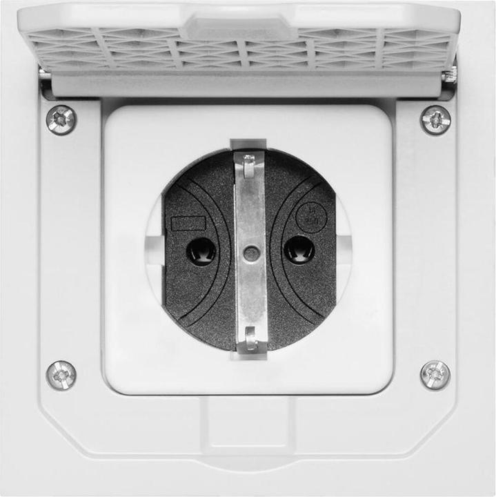Actual product image Siemens Switch program Schuko socket with cast cover