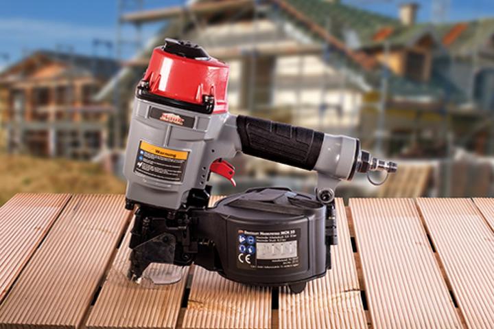 Produktbild IHP Mauk Druckluft Coil Nailer Konstruktions Profi Nagler Nagelpisto