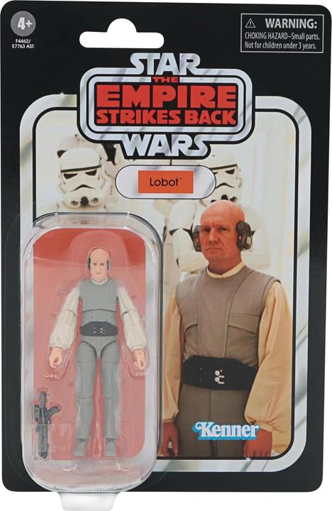 Image du produit Hasbro The Vintage Collection Lobot, figurine de 9,5 cm pour Star Wars : L'Empire contre-attaque
