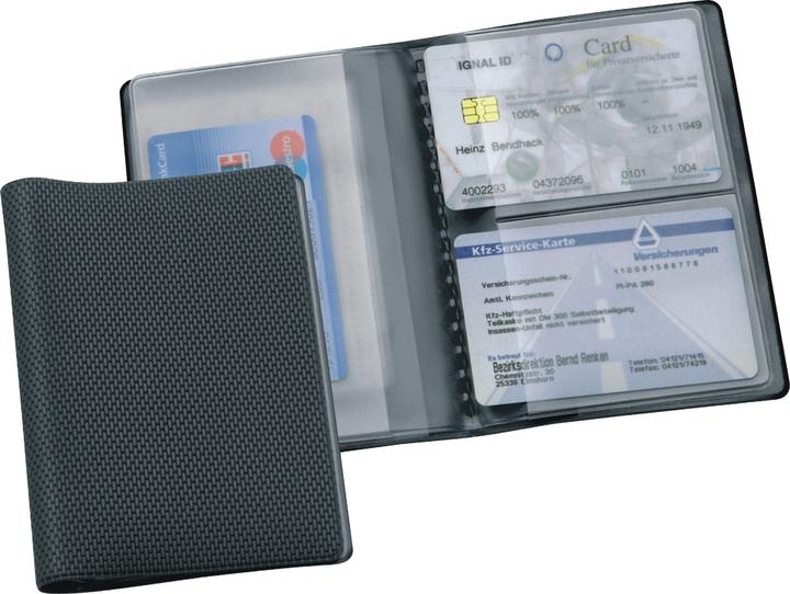 Image du produit Veloflex Pochette pour carte d'identité noire en PVC avec 1 poche convenant à (1 x)
