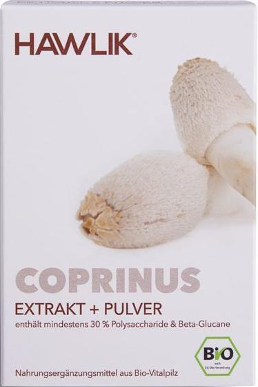 Actual product image Hawlik Coprinus extract and powder capsule (60 Piece, Capsules, 56 g)